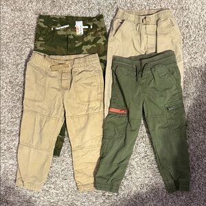 Multiples Kids Sweatpants & Joggers - Green, Tan, and Camouflage